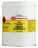 ADHESIVE TAC SPRAY CONTACT HIGH HEAT-CLEAR 20LTR